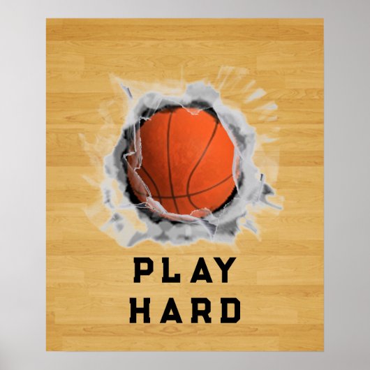 Poster Motivation Basket-ball (Devant)