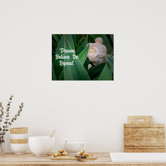 Poster Motivation Bouddha (Cuisine)