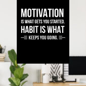 Poster Motivation Cadeau Anniversaire Est Ce Qui Vous A C (Bureau à domicile)