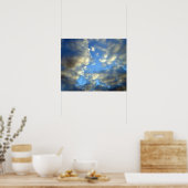 Poster Motivation Ciel Clair bleu Imprimer (Cuisine)
