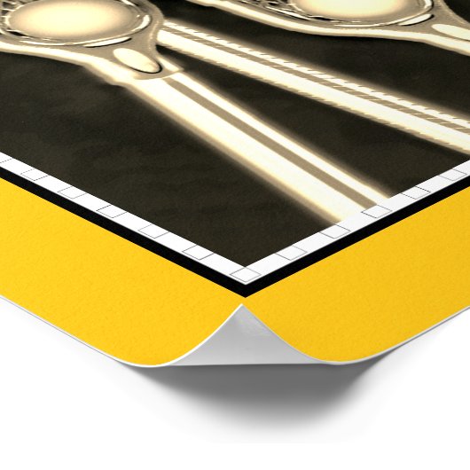 Poster motivation de crosse (Coin)