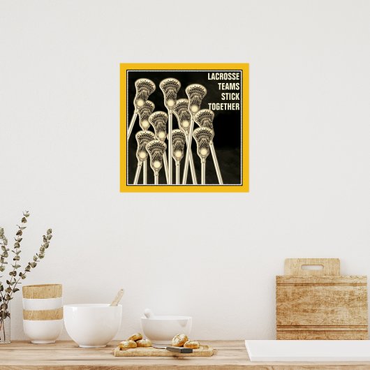 Poster motivation de crosse (Cuisine)