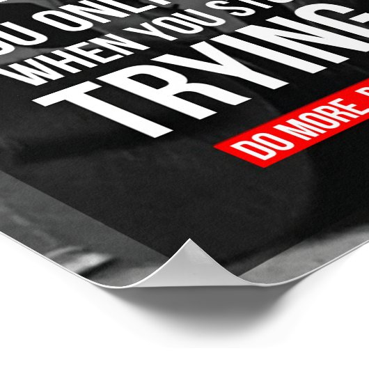 Poster Motivation de la musculation (Coin)