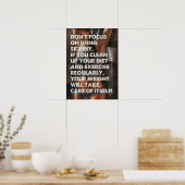 Poster Motivation de l'entraînement (Cuisine)