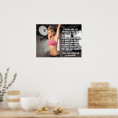 Poster Motivation de l'entraînement (Cuisine)