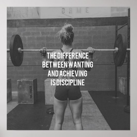 Poster Motivation de l'entraînement (Devant)