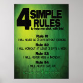 Poster Motivation de l'entraînement (Devant)