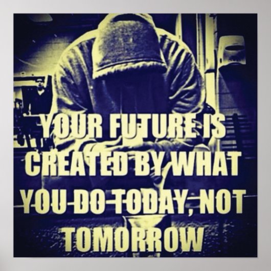 Poster Motivation de l'entraînement (Devant)