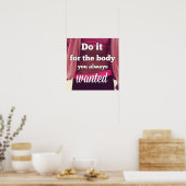 Poster Motivation de l'entraînement (Cuisine)