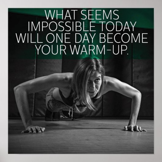 Poster Motivation de l'entraînement (Devant)