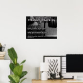 Poster Motivation de l'entraînement (Bureau à domicile)