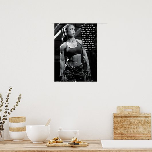 Poster Motivation de l'entraînement (Cuisine)