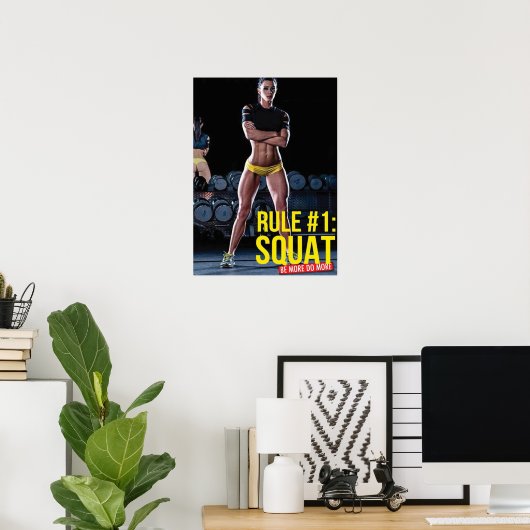 Poster Motivation de l'entraînement (Bureau à domicile)