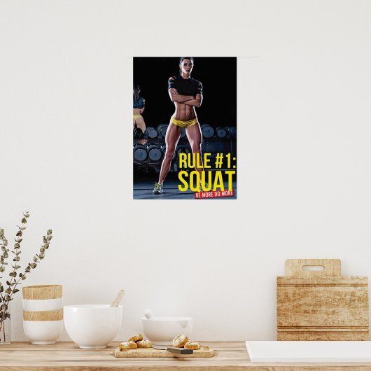 Poster Motivation de l'entraînement (Cuisine)