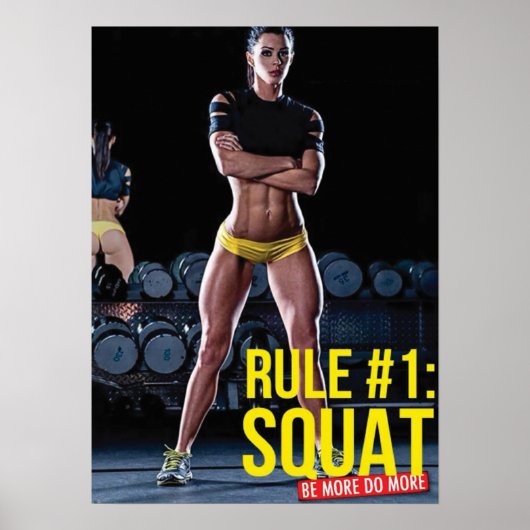 Poster Motivation de l'entraînement (Devant)