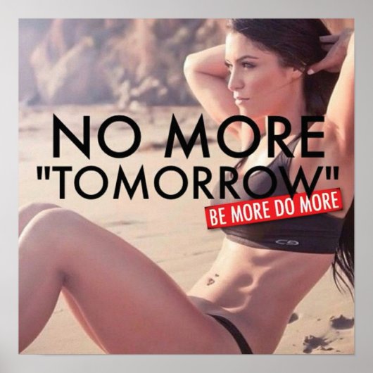 Poster Motivation de l'entraînement (Devant)