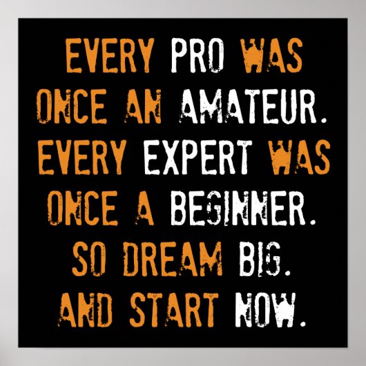 Poster Motivation de l'entraînement (Devant)