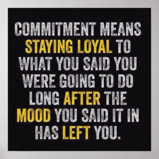 Poster Motivation de l'entraînement (Devant)