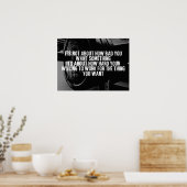 Poster Motivation de l'entraînement (Cuisine)