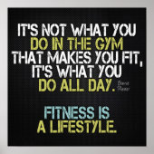 Poster Motivation de l'entraînement (Devant)