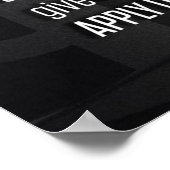 Poster Motivation de l'entraînement (Coin)