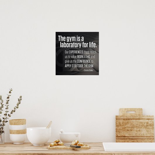 Poster Motivation de l'entraînement (Cuisine)