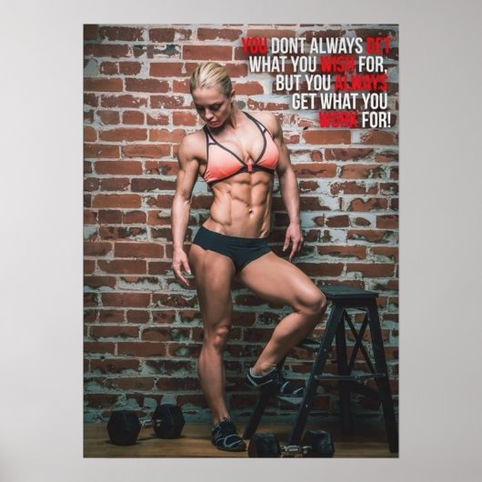 Poster Motivation de l'entraînement (Devant)