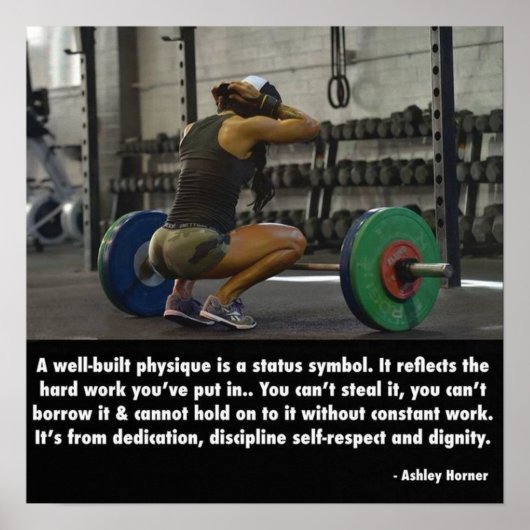 Poster Motivation de l'entraînement (Devant)