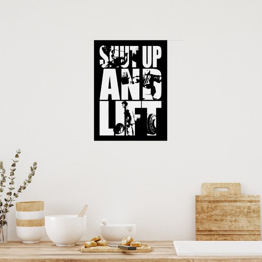 Poster Motivation de l'entraînement (Cuisine)