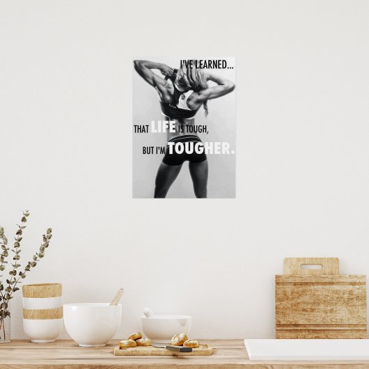Poster Motivation de l'entraînement (Cuisine)
