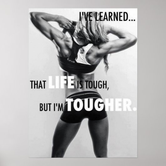 Poster Motivation de l'entraînement (Devant)