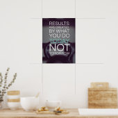 Poster Motivation de l'entraînement (Cuisine)