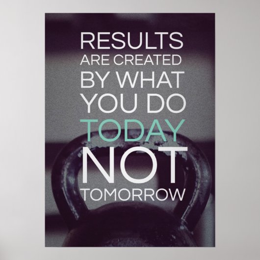 Poster Motivation de l'entraînement (Devant)