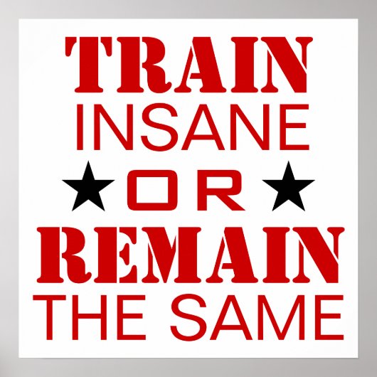 Poster Motivation de l'entraînement (Devant)