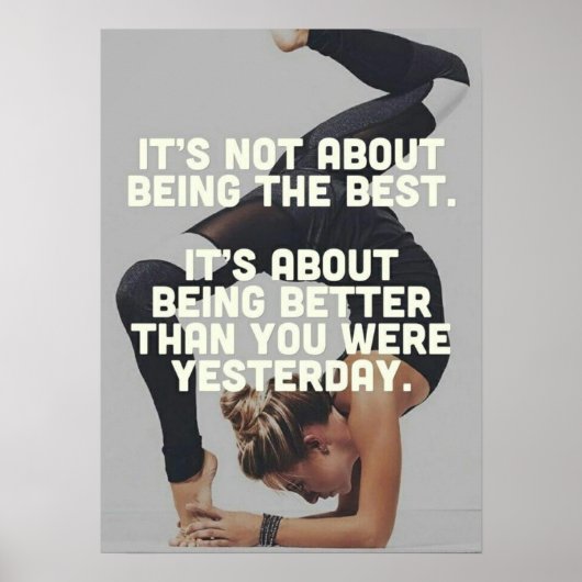 Poster Motivation de l'entraînement (Devant)