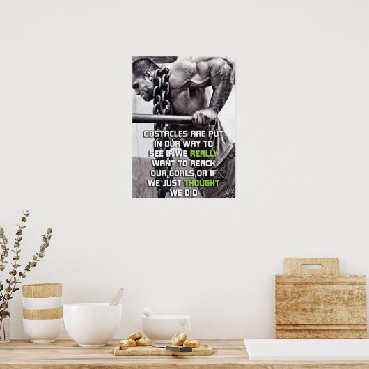 Poster Motivation de l'entraînement (Cuisine)