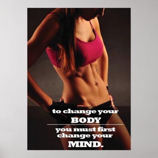 Poster Motivation de l'entraînement (Devant)