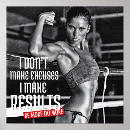 Poster Motivation de l'entraînement (Devant)