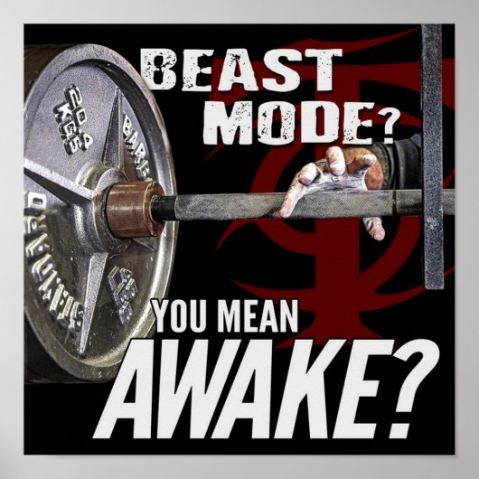 Poster Motivation de l'entraînement (Devant)