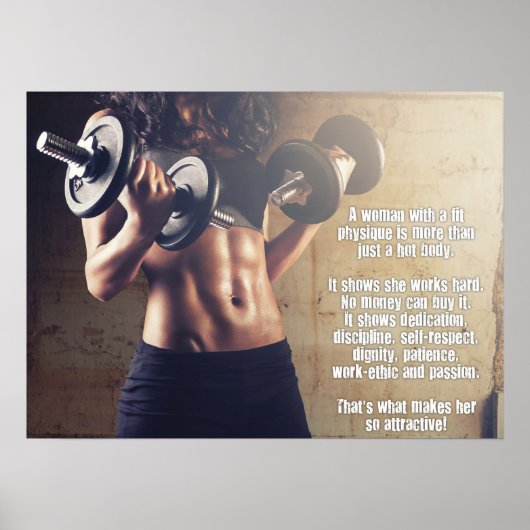 Poster Motivation de l'entraînement (Devant)