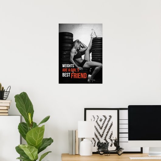 Poster Motivation de l'entraînement (Bureau à domicile)