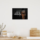 Poster Motivation de l'entraînement (Cuisine)