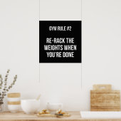 Poster Motivation de l'entraînement (Cuisine)