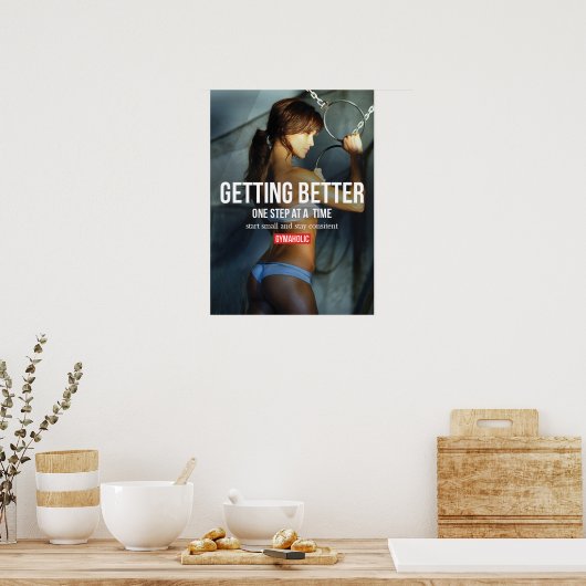 Poster Motivation de l'entraînement (Cuisine)