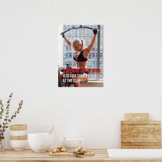 Poster Motivation de l'entraînement (Cuisine)