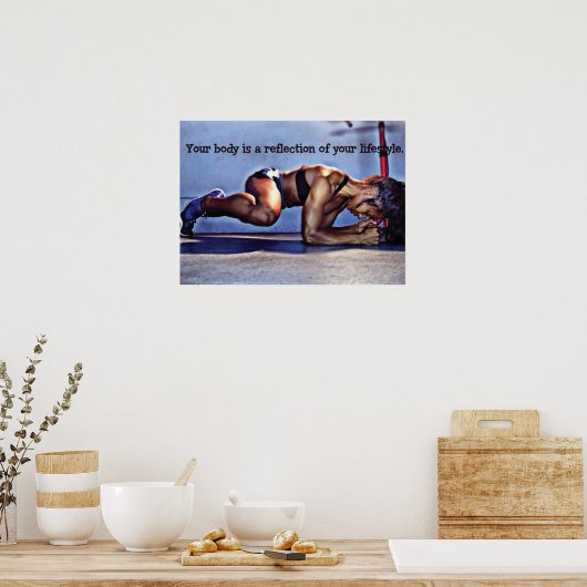 Poster Motivation de l'entraînement (Cuisine)