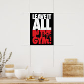 Poster Motivation de l'entraînement (Cuisine)