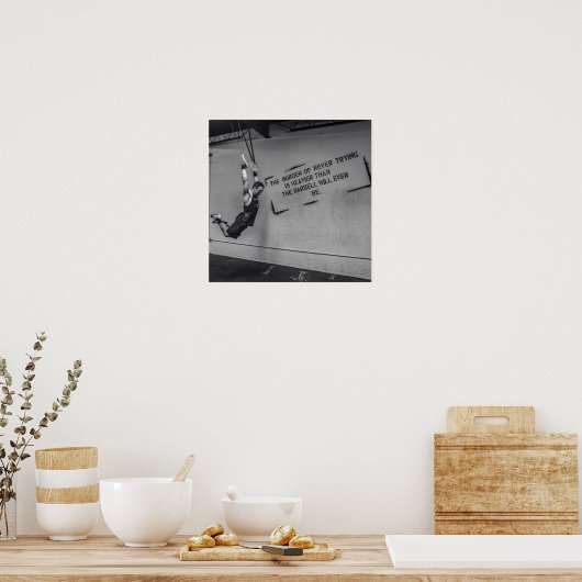 Poster Motivation de l'entraînement (Cuisine)