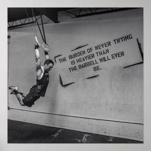 Poster Motivation de l'entraînement (Devant)