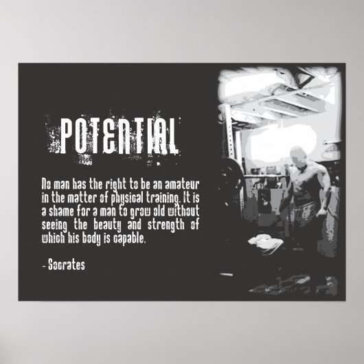 Poster Motivation de l'entraînement (Devant)